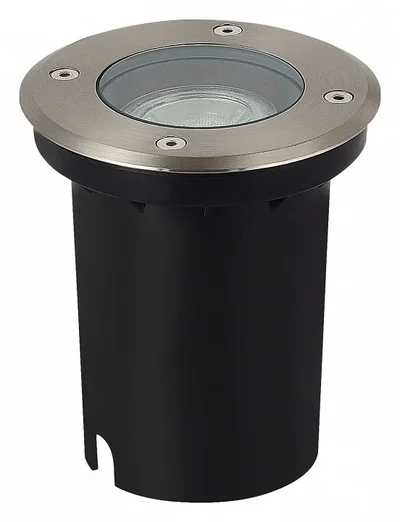 Встраиваемый светильник ST-Luce черный/стальной GU10 1*50W