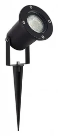 Светильник уличный наземный ST-Luce черный/прозрачный GU10 1*50W