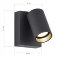 Светильник уличный настенный ST-Luce серый/белый LED 1*9W 3000K
