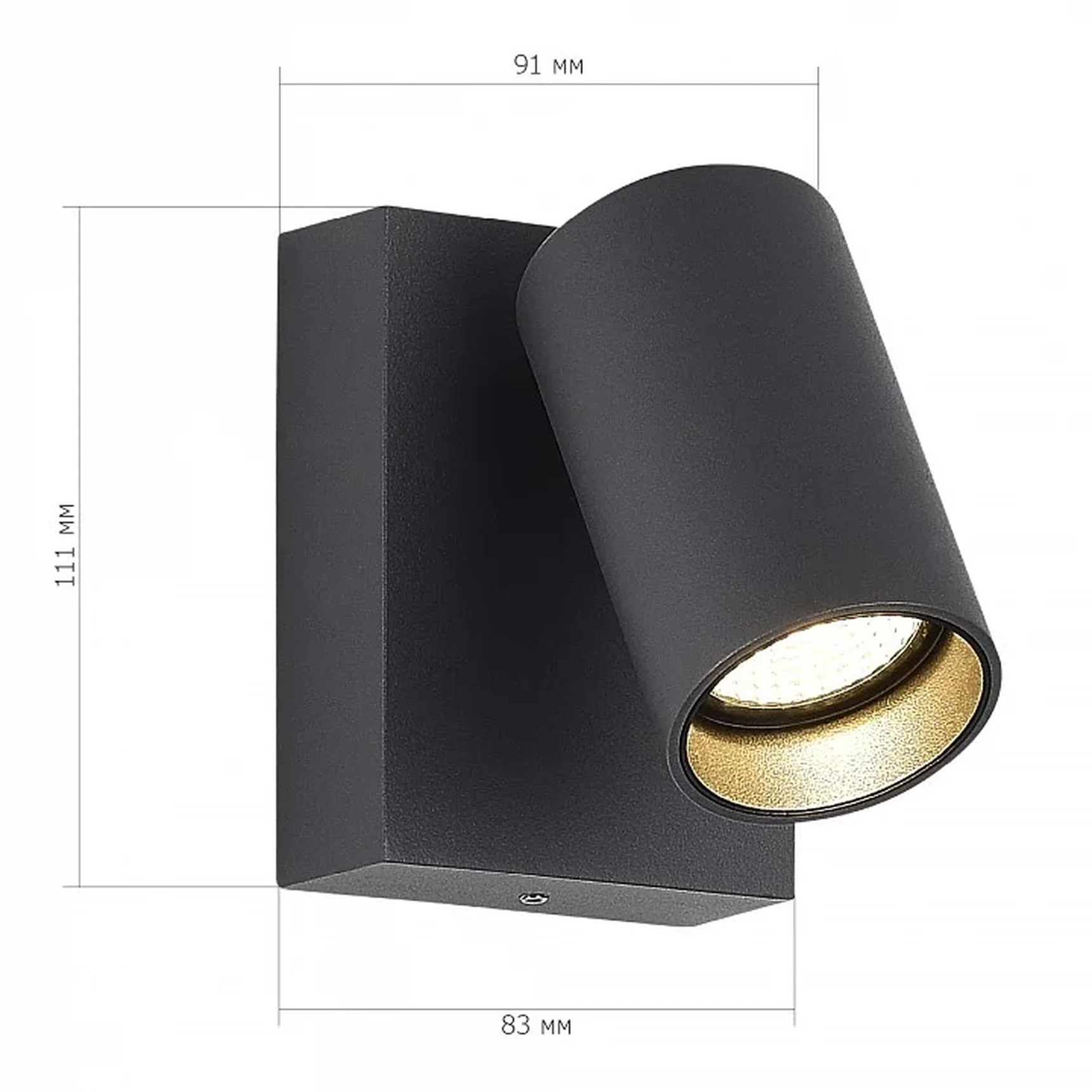 Светильник уличный настенный ST-Luce серый/белый LED 1*9W 3000K