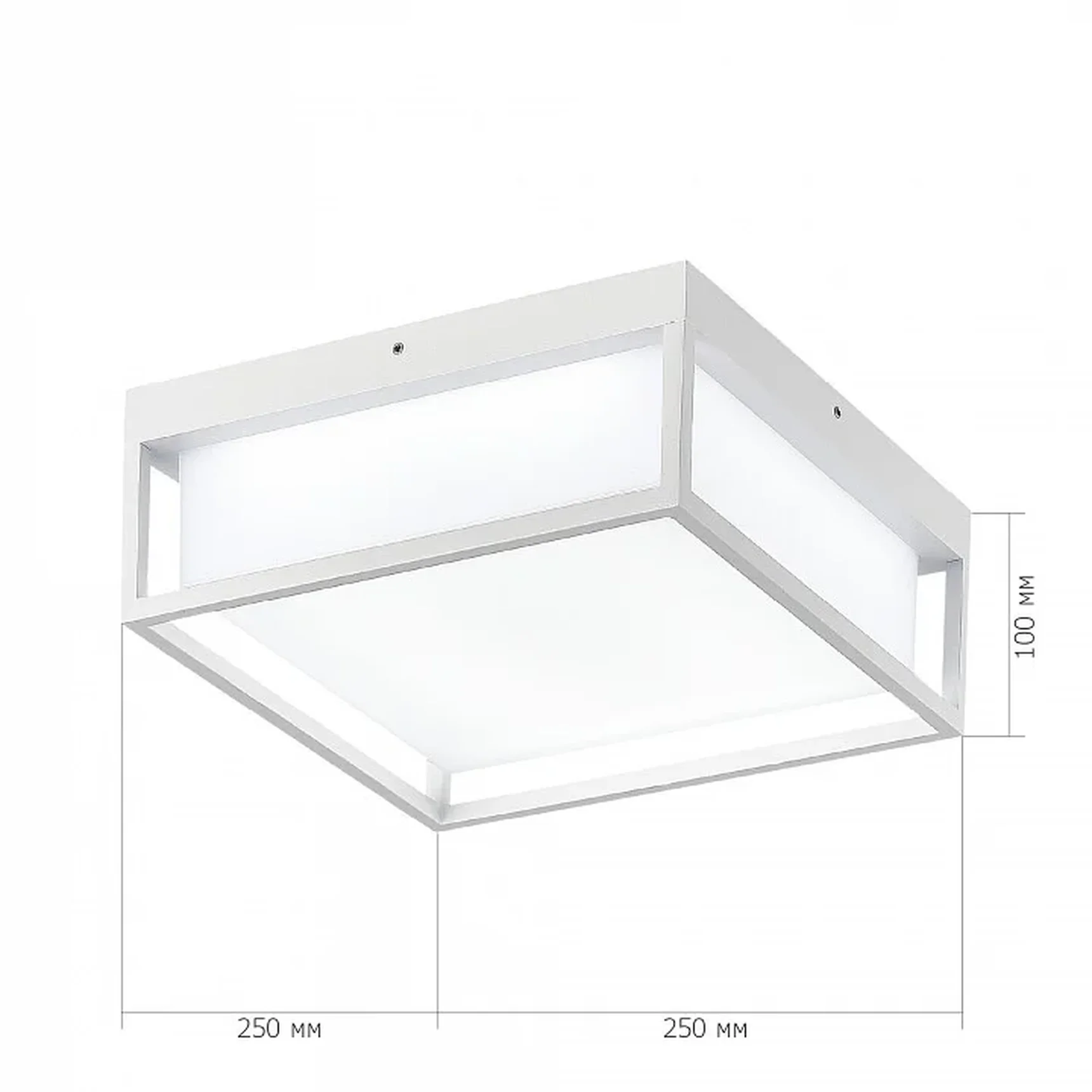 Светильник уличный потолочный ST-Luce белый/белый LED 1*20W 3000K/4000K/5000K