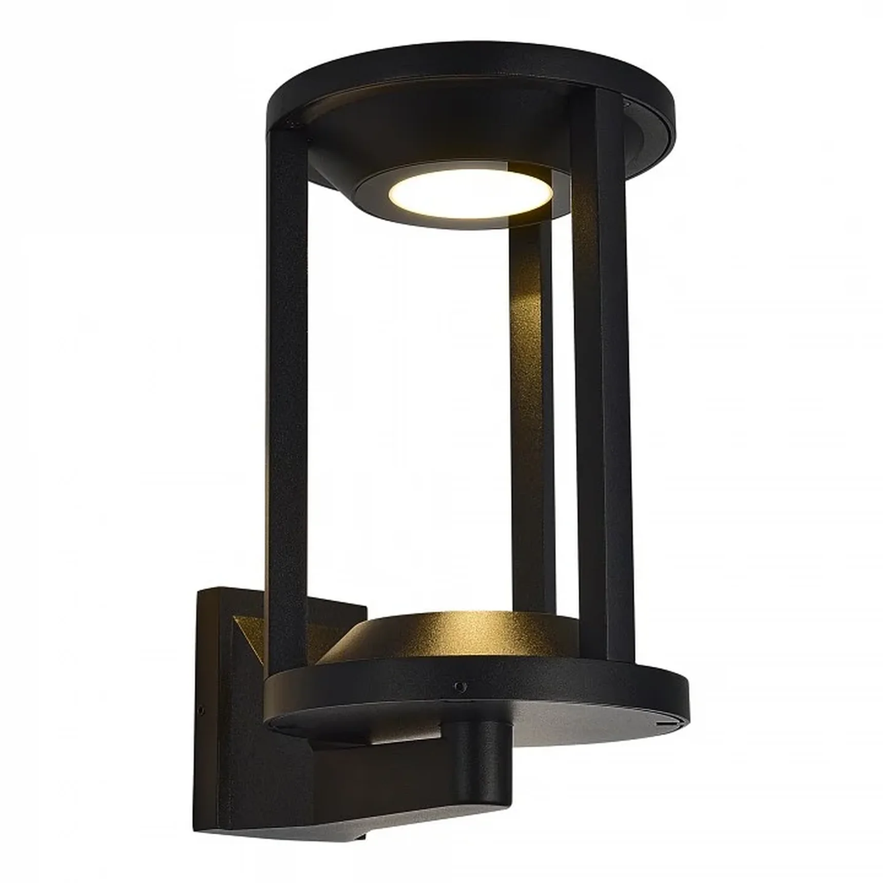 Светильник уличный настенный ST-Luce черный/черный LED 1*9W 3000K GLORR