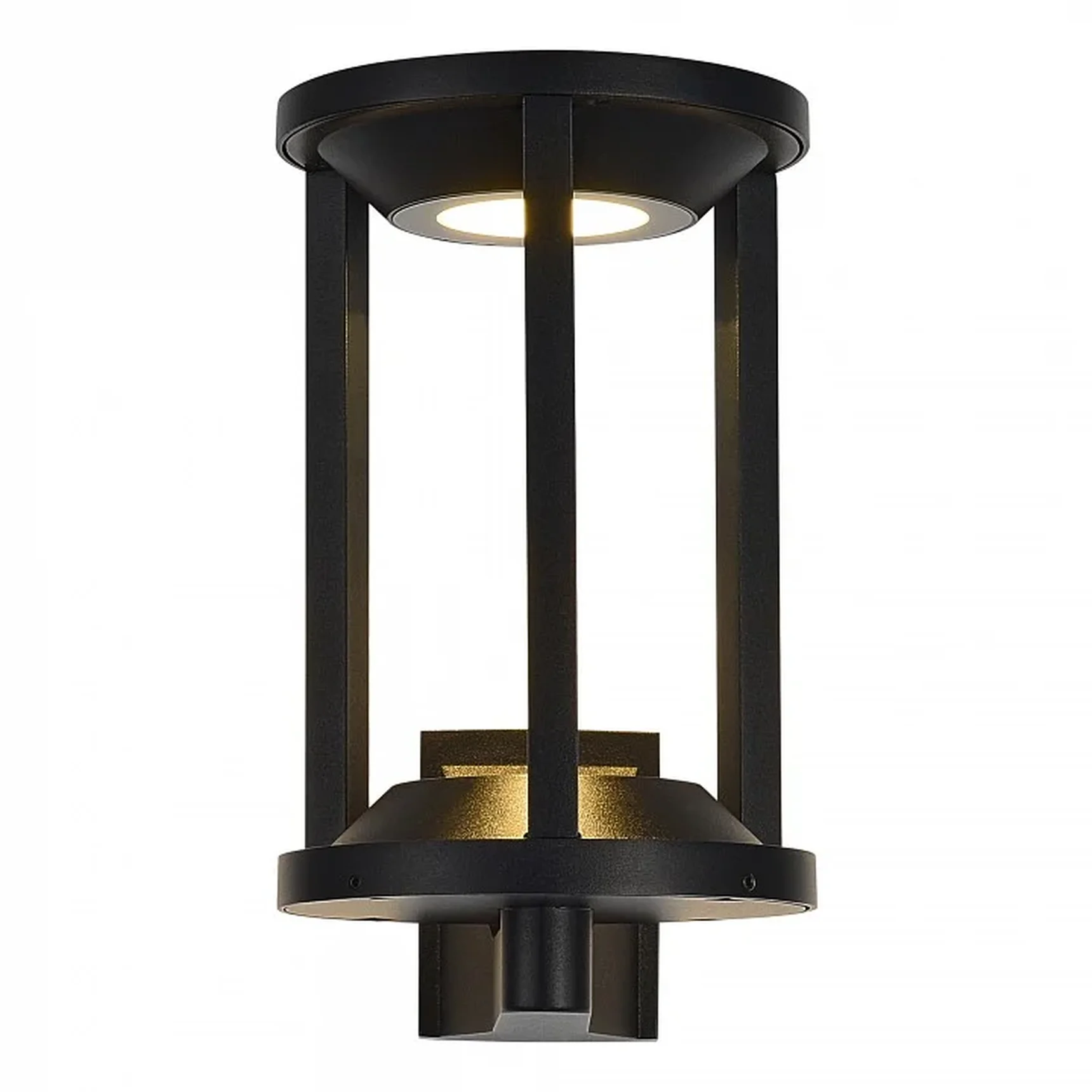 Светильник уличный настенный ST-Luce черный/черный LED 1*9W 3000K GLORR