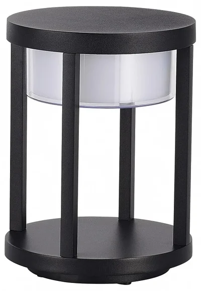 Светильник уличный напольный ST-Luce черный/черный LED 1*9W 3000K POKKO