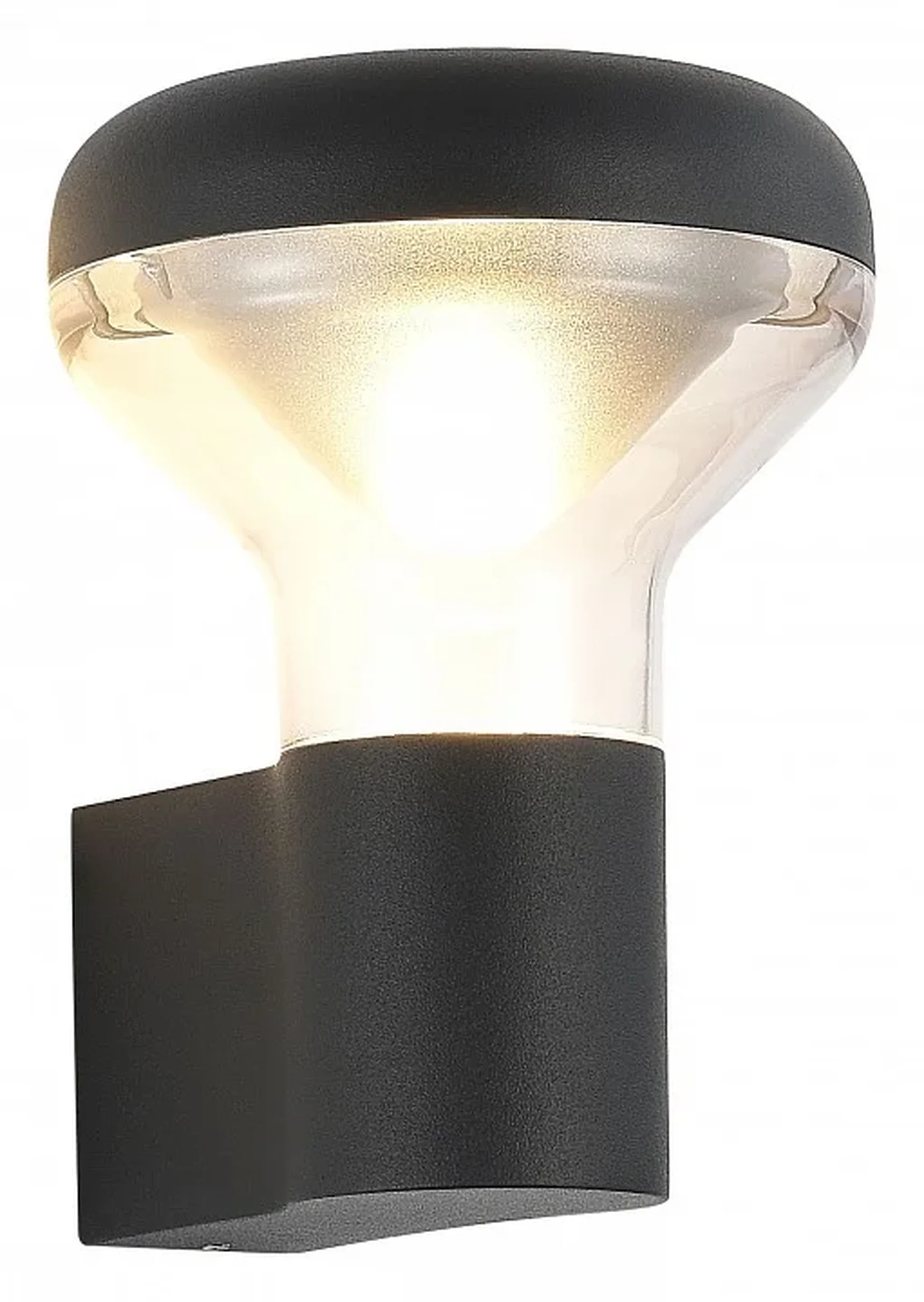 Светильник настенный ST-Luce темно-серый/прозрачный LED 1*6W 3000K