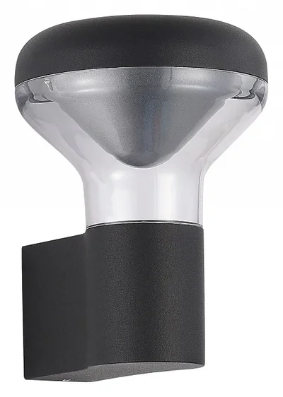 Светильник настенный ST-Luce темно-серый/прозрачный LED 1*6W 3000K