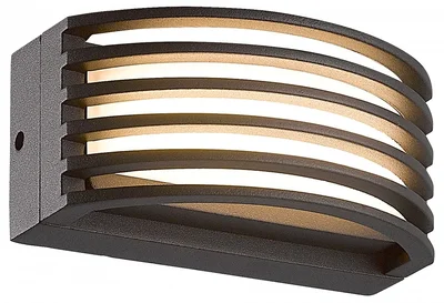 Светильник уличный настенный ST-Luce Черный/черный LED 1*6W 3000K STRIS