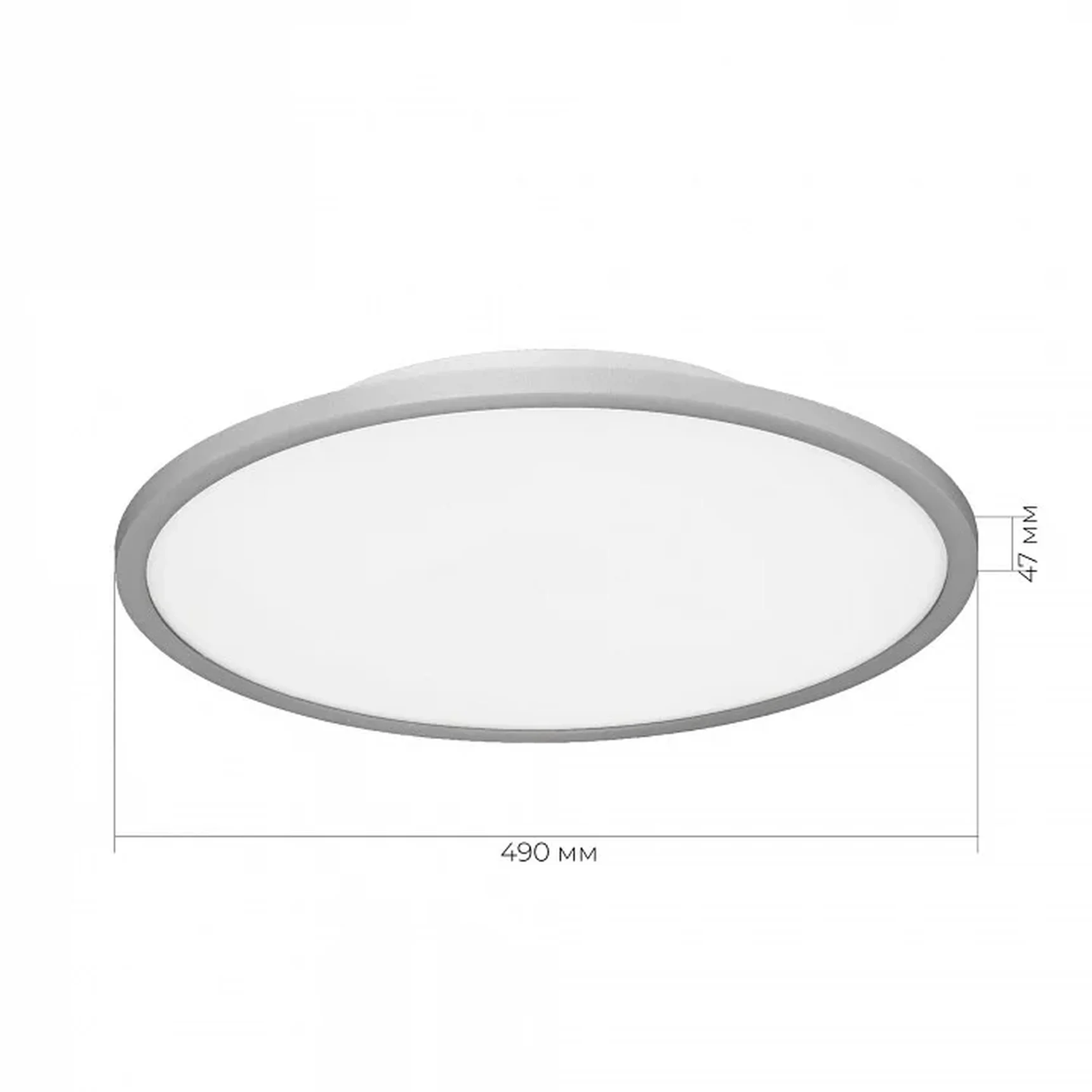 SLE1811-102-01 Светильник потолочный Серебрянный/белая LED 1*42W 4000K TASSEN