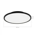 SLE1811-402-01 Светильник потолочный Черный/белая LED 1*42W 4000K TASSEN