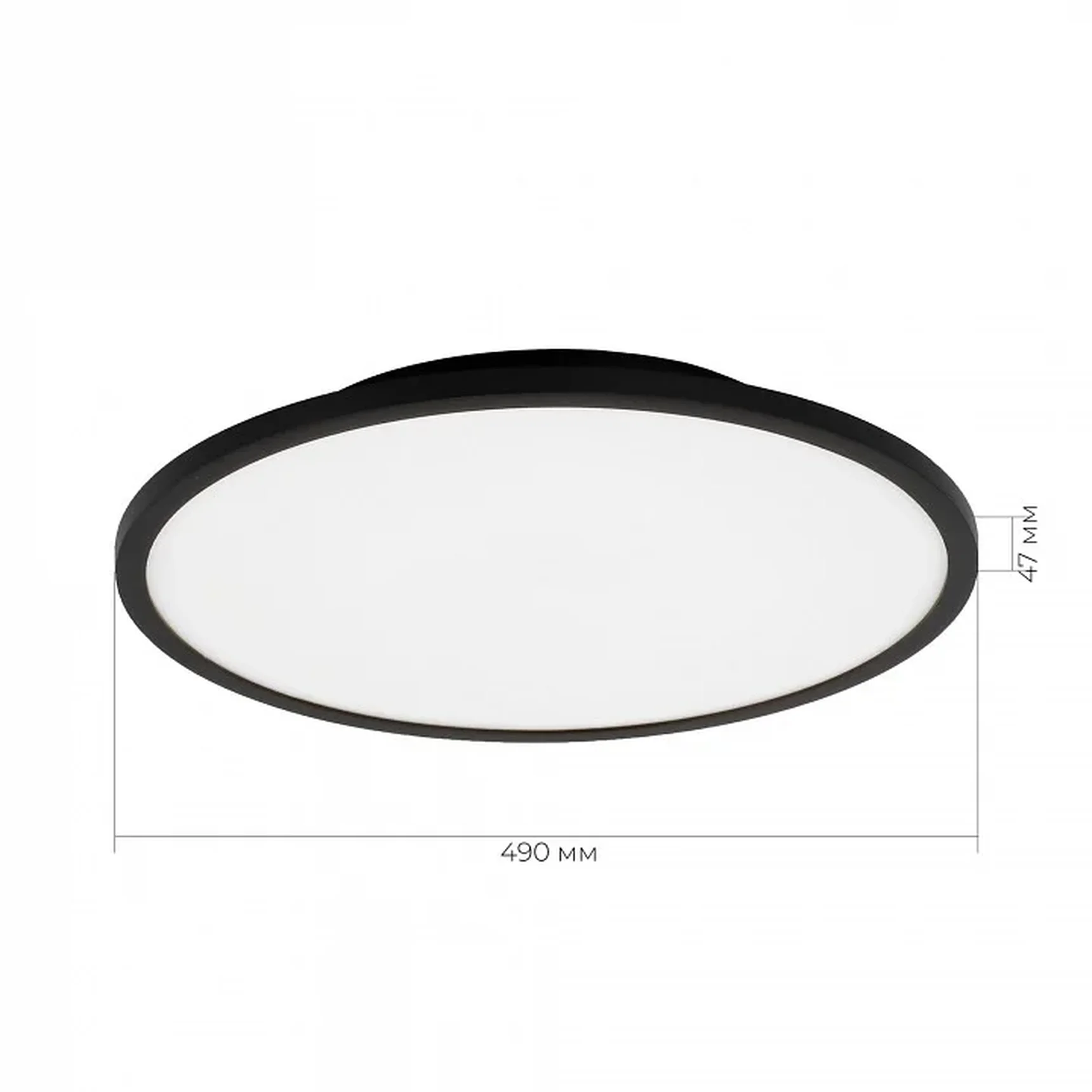 SLE1811-402-01 Светильник потолочный Черный/белая LED 1*42W 4000K TASSEN