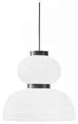 SLE6021-523-02 Светильник подвесной черный/белый D400*H380mm E27 2*60W LYKKE