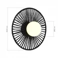 SLE6022-401-01 Светильник настенный черный/черный, белый G9 LED 1*5W