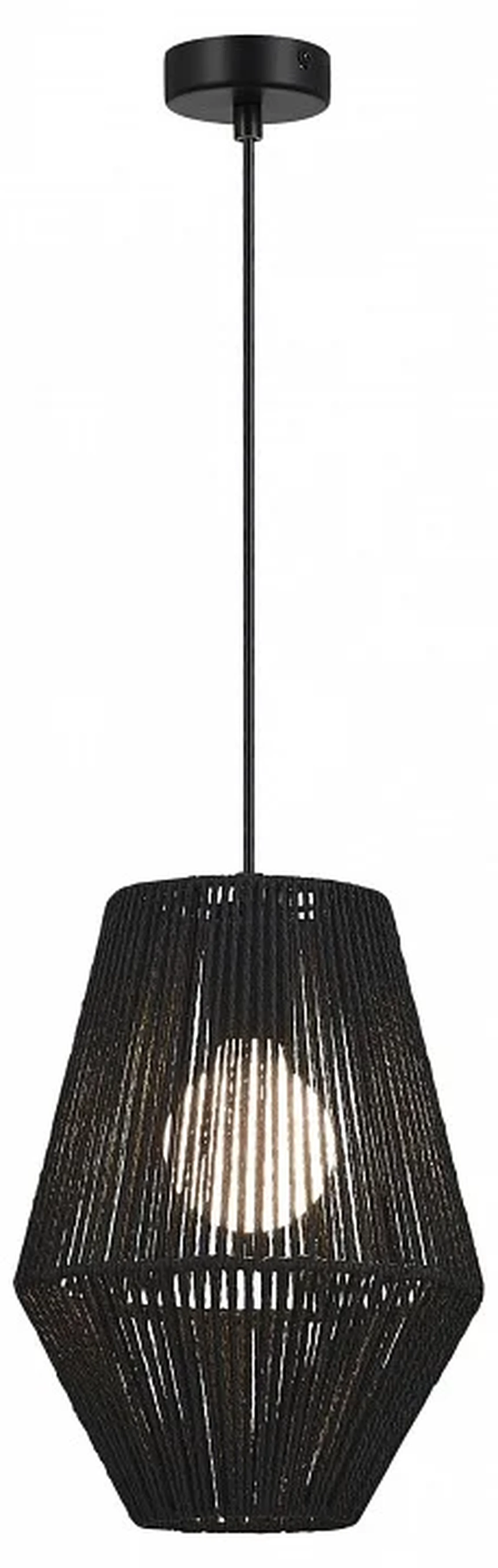 SLE6025-413-01 Светильник подвесной черный/черный E27 1*40W