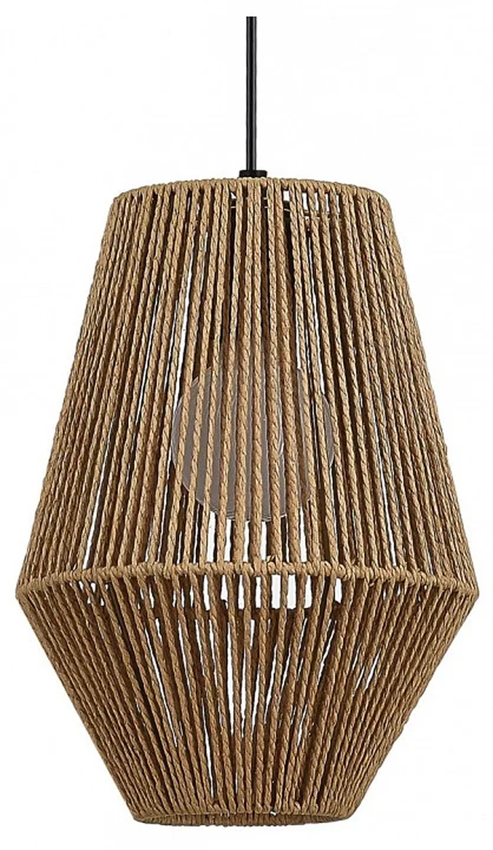 SLE6025-613-01 Светильник подвесной бежевый/черный E27 1*40W
