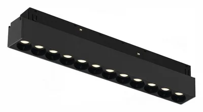 Светильник трековый магнитный iLEDEX TECHNICAL VISION SMART 4822-002-L235-12W-38DG-BK (раб. с Алисой)