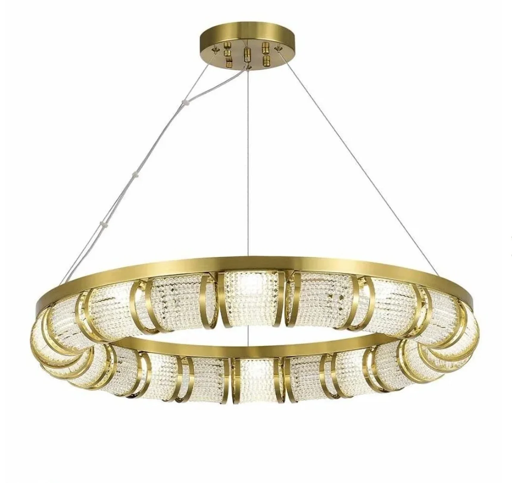 Светильник подвесной ST-Luce Латунь/Прозрачный LED 1*65W