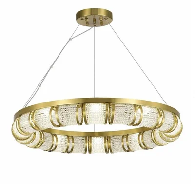 Светильник подвесной ST-Luce Латунь/Прозрачный LED 1*65W