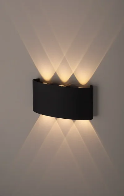 WL12 BK Подсветка ЭРА Декоративная подсветка светодиодная ЭРА 6*1Вт IP 54 черный