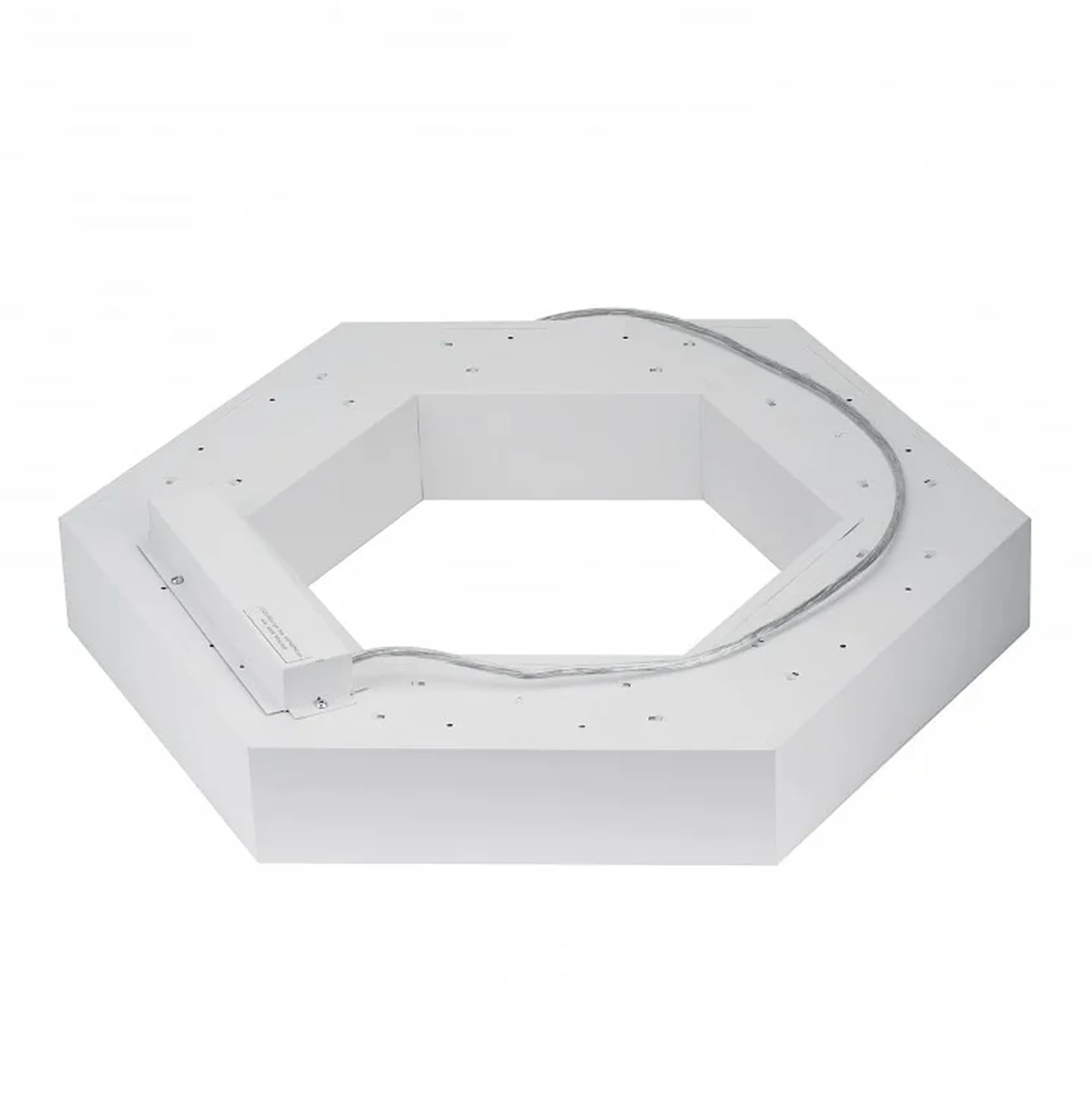 SPO-123-W-40K-045 Светильник светодиодный Geometria ЭРА Hexagon SPO-123-W-40K-045 45Вт 4000K 2500Лм IP40 600*600*80 белый подвесной