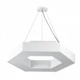 SPO-123-W-40K-045 Светильник светодиодный Geometria ЭРА Hexagon SPO-123-W-40K-045 45Вт 4000K 2500Лм IP40 600*600*80 белый подвесной