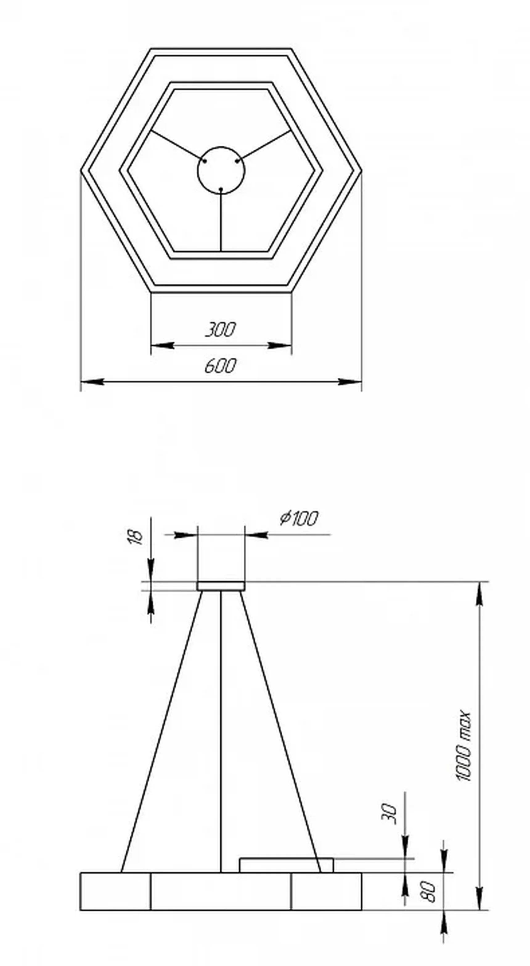 SPO-123-W-40K-045 Светильник светодиодный Geometria ЭРА Hexagon SPO-123-W-40K-045 45Вт 4000K 2500Лм IP40 600*600*80 белый подвесной