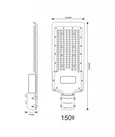 Уличный светильник ЭРА SPP-502-0-50K-200 200Вт 5000К 20000Лм IP65 КСС Ш-с IC-SMD 48-60мм полный раструб