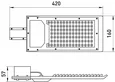 Уличный светильник ЭРА SPP-503-0-30K-100 100Вт 3000K 10000Лм IP65 КСС Ш-с DOB-SMD 48мм