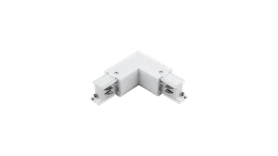 Коннектор L-образный трехфазный DesignLed CN-3F-L-L-WH 005443