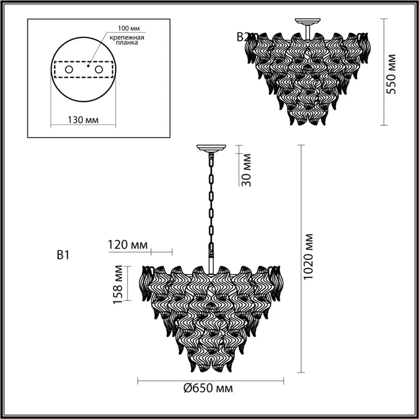 6529/9 NEOCLASSI LN23 181 золотой Люстра E14 9*40W 220V LUPINE
