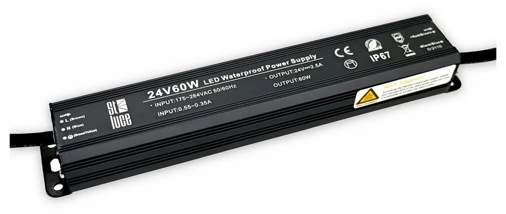 Блок питания (24V,60W,IP67) ST-Luce