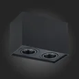 Светильник потолочный Черный GU10 2*50W L181xW100xH123 220V Без ламп