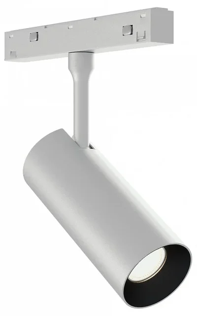 Трековый светильник белый LED 1*12W 4000K 1000Lm Ra>90 IP20 D45xH102 48V