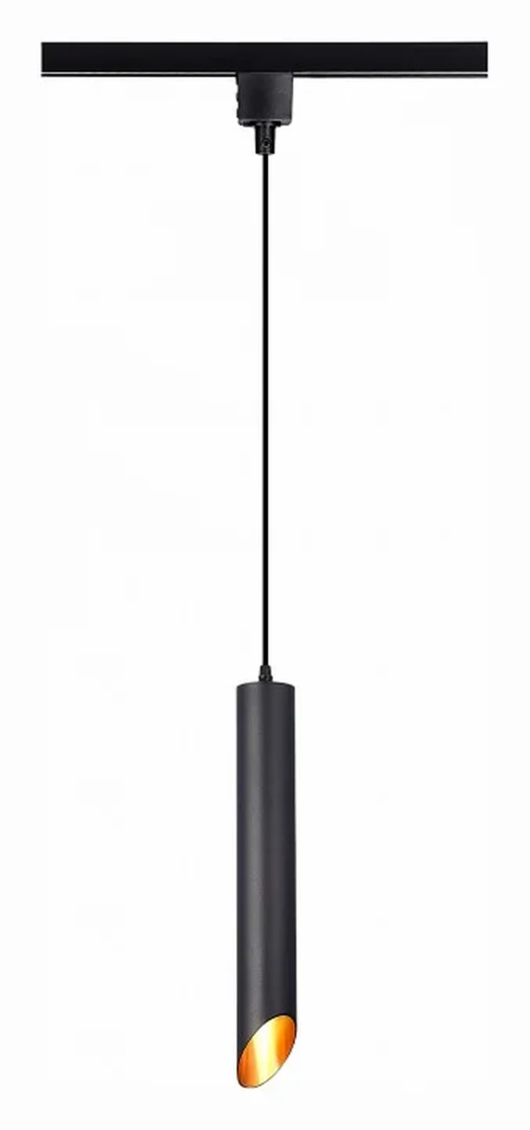 Светильник трековый Черный GU10 1*50W IP20 D60xH400 220V Без ламп