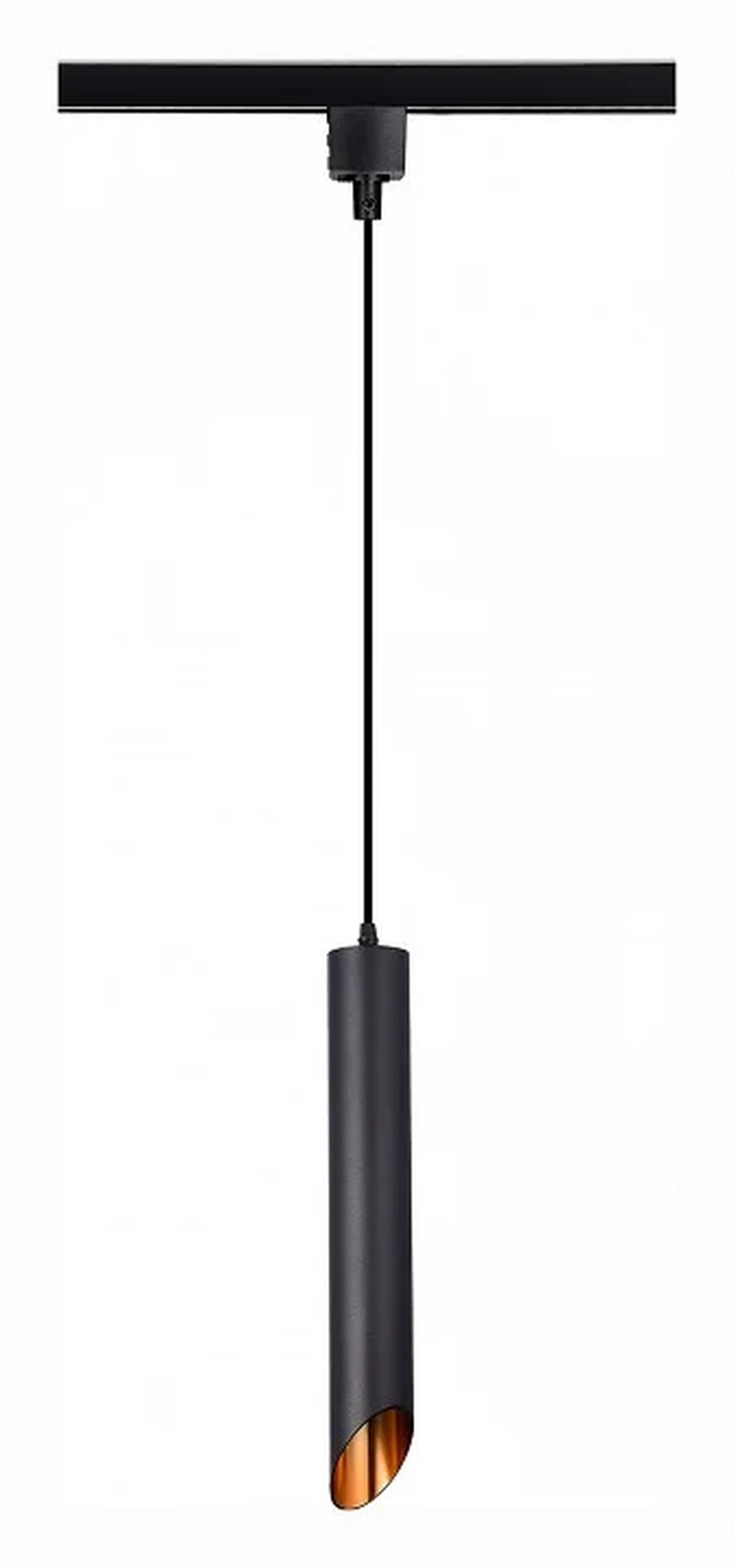 Светильник трековый Черный GU10 1*50W IP20 D60xH400 220V Без ламп