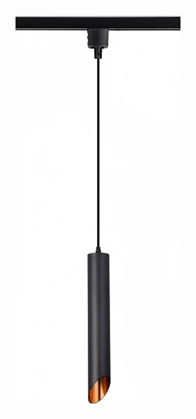 Светильник трековый Черный GU10 1*50W IP20 D60xH400 220V Без ламп