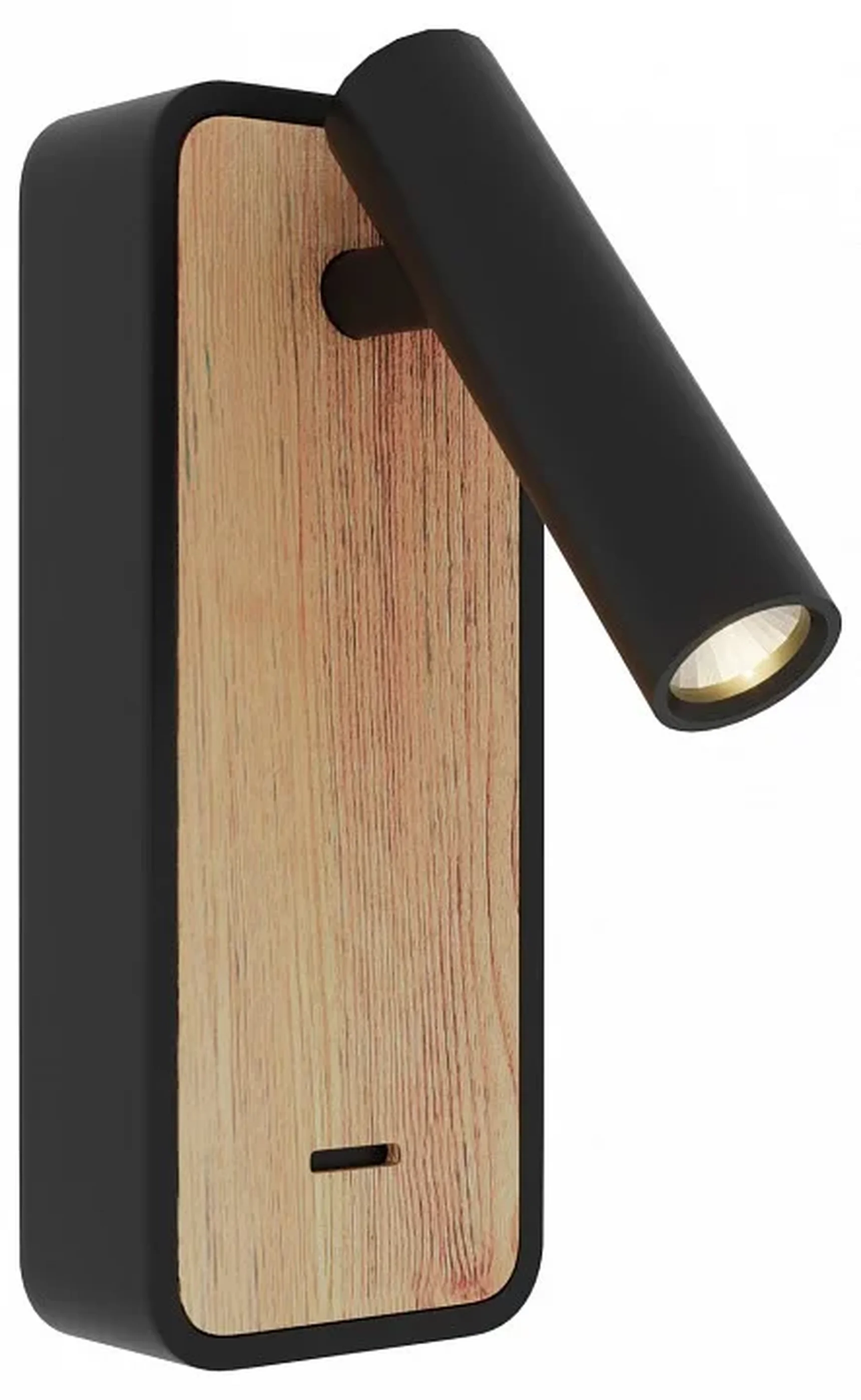 Светильник настенный ST-Luce Черный, Светлое дерево/Черный LED 1*3W 3000K
