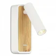 Светильник настенный ST-Luce Белый, Светлое дерево/Белый LED 1*3W 3000K