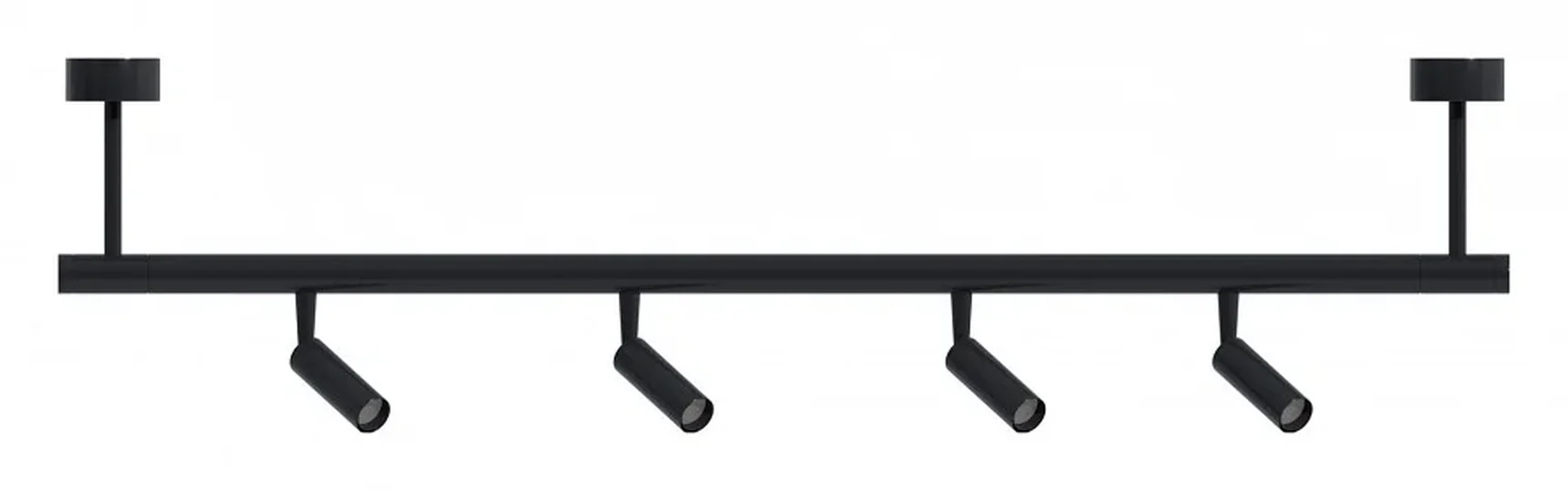 Модульный светильник Черный LED 1*18W 4000K 1 350Lm Ra gt,90 36° IP20 D30xH 48V TECHNO