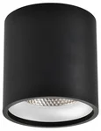 Светильник потолочный Черный LED 1*12W 4000K 840Lm Ra gt