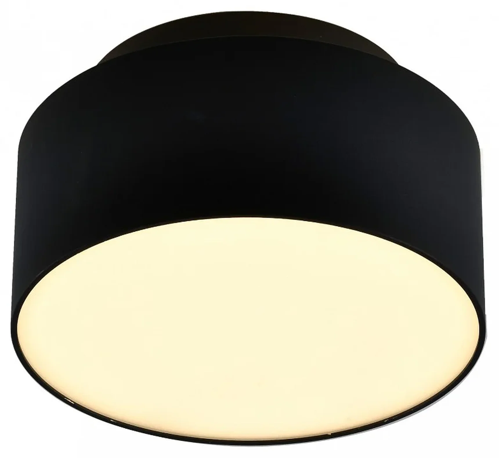 Светильник потолочный Черный LED 1*12+5W 3000K 1 190Lm Ra gt