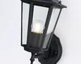 Светильник уличный настенный ST2010 BK/CL черный/прозрачный IP54 E27 max 40W 360*150*210