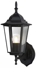 Светильник уличный настенный ST2010 BK/CL черный/прозрачный IP54 E27 max 40W 360*150*210