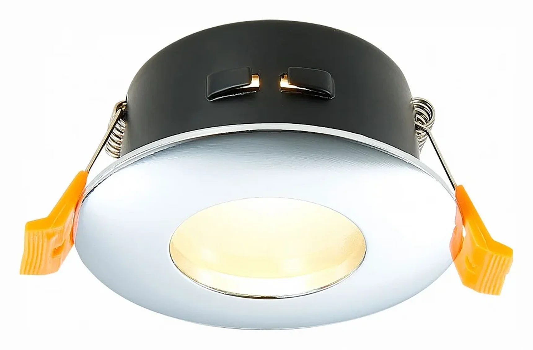 Светильник встраиваемый Хром GU10 1*50W IP44 L84xW84xH50 220V Без ламп