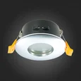 Светильник встраиваемый Хром GU10 1*50W IP44 L84xW84xH50 220V Без ламп