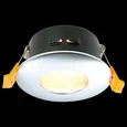 Светильник встраиваемый Хром GU10 1*50W IP44 L84xW84xH50 220V Без ламп