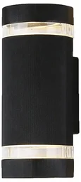 Светильник уличный настенный архитектурный ST2562/2 BK/CL черный/прозрачный IP54 GU10/2 max 35W 235*100*65