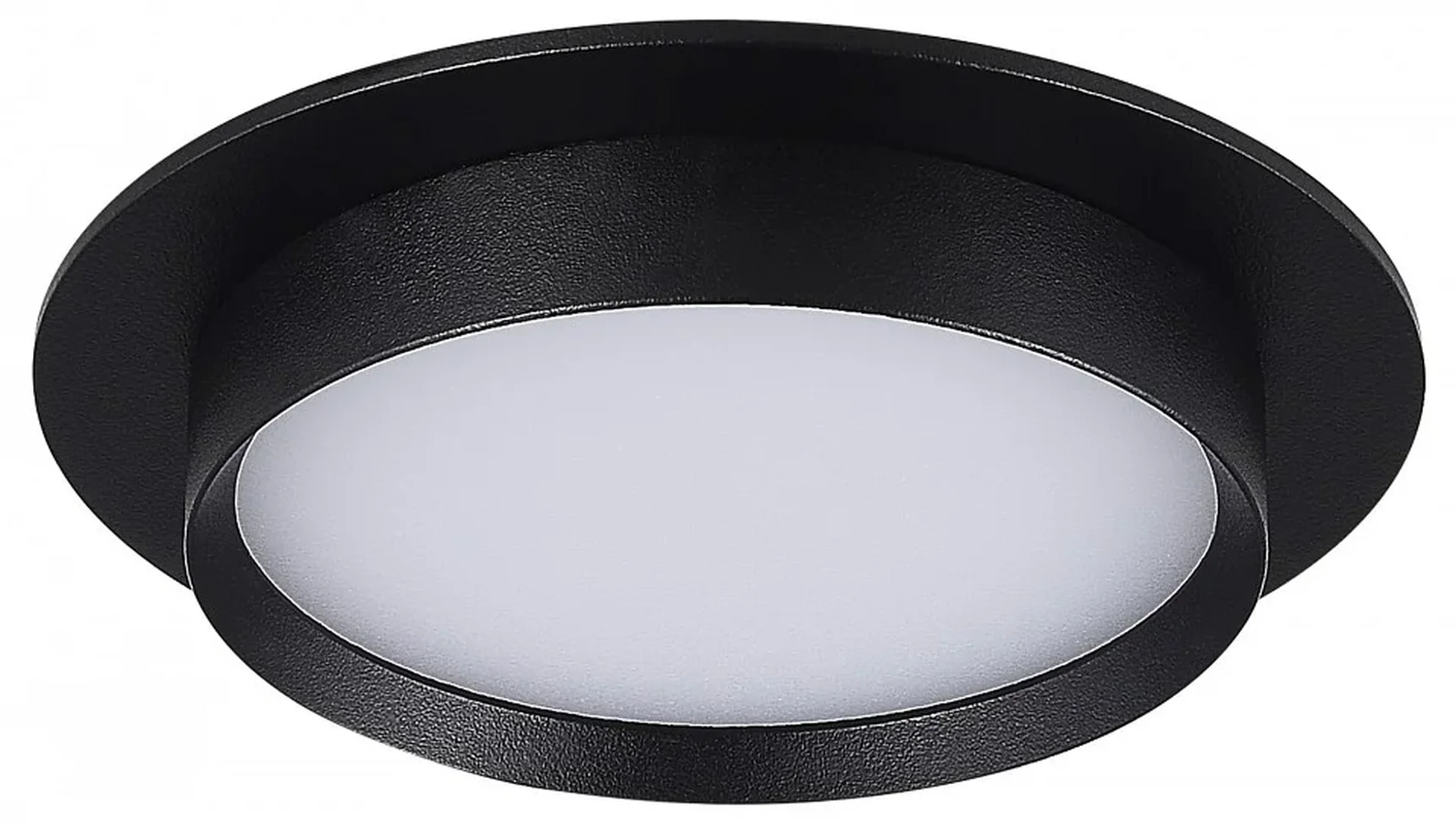 Светильник встраиваемый Черный GX53 1*50W IP20 D109xH43 220V Без ламп
