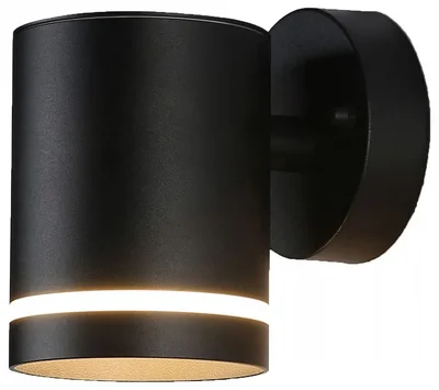 Светильник уличный настенный архитектурный ST3327 BK черный IP54 GX53 max 15W 110*85*125
