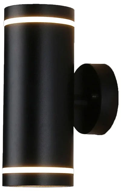Светильник уличный настенный архитектурный ST3333/2 BK черный IP54 GX53/2 max 15W 210*85*125