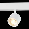 Магнитный трековый светильник белый LED 1*6W 3000K 560Lm Ra>80 36° IP20 L120xW81xH138 48V